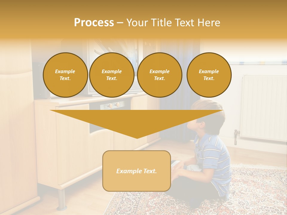 Skyscraper View Light PowerPoint Template