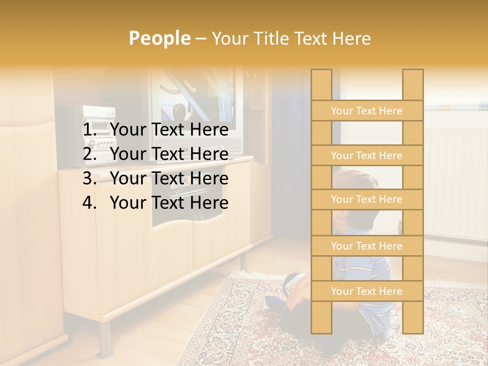 Skyscraper View Light PowerPoint Template