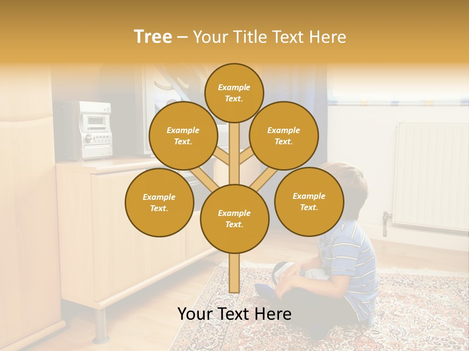 Skyscraper View Light PowerPoint Template