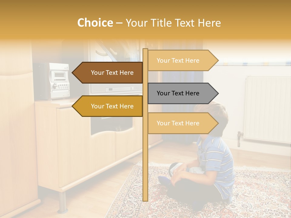 Skyscraper View Light PowerPoint Template