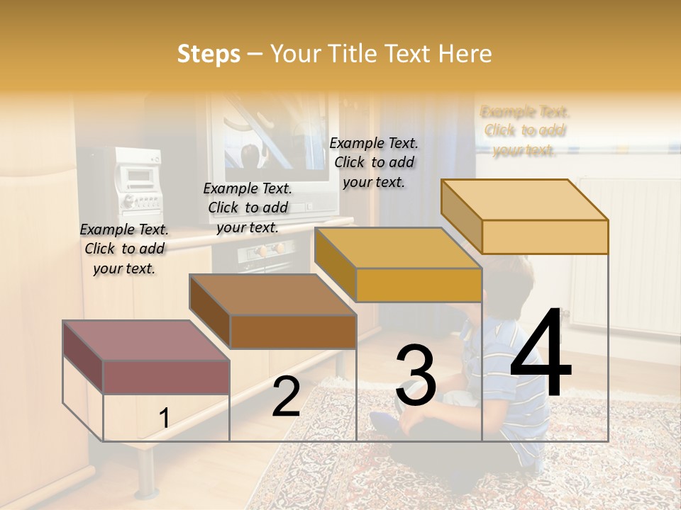 Skyscraper View Light PowerPoint Template