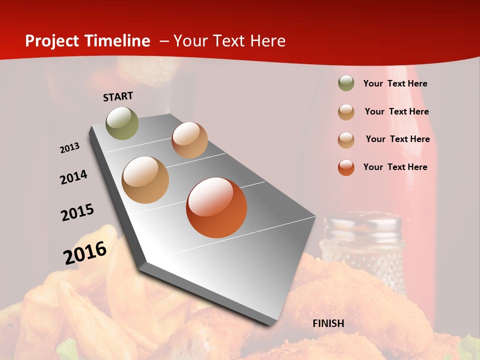 Grey Sphere Background PowerPoint Template