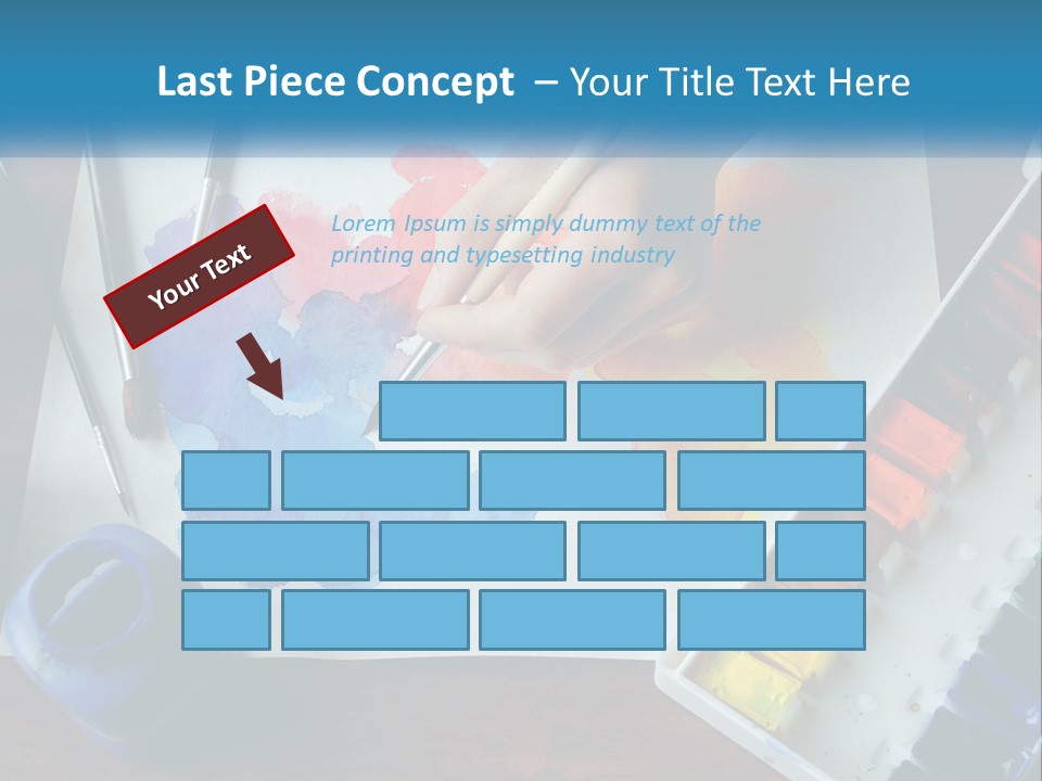 Construction Globe Tall PowerPoint Template