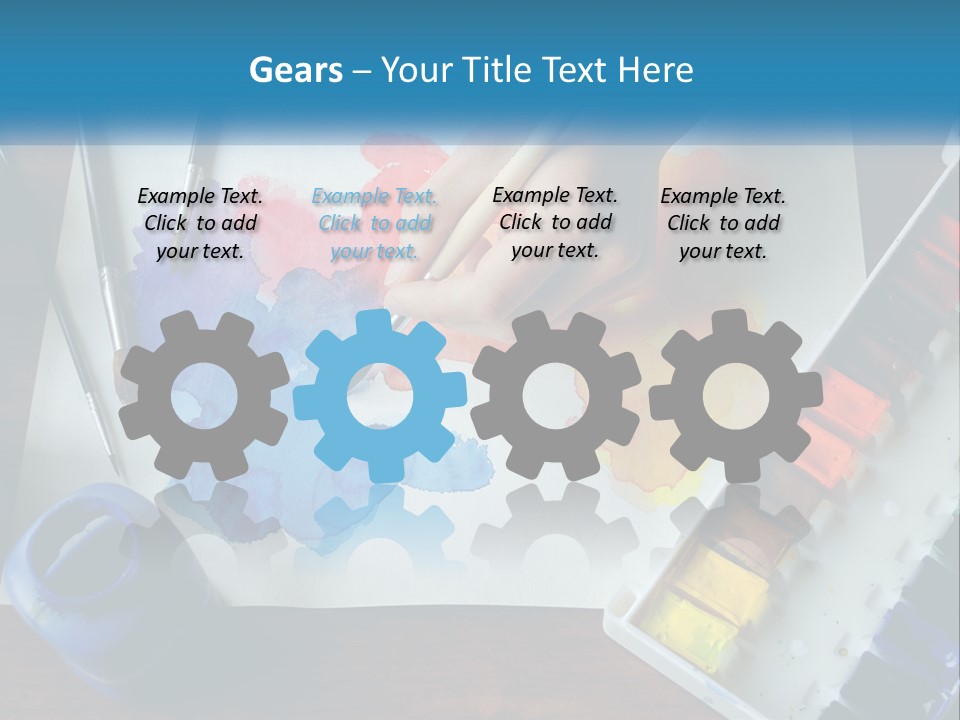 Construction Globe Tall PowerPoint Template