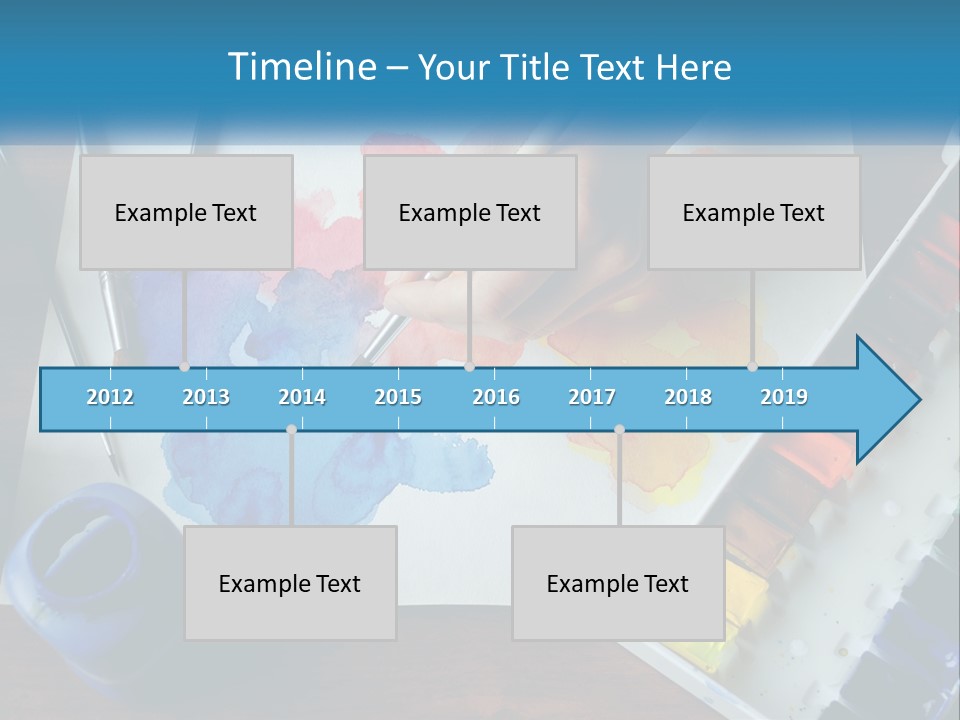 Construction Globe Tall PowerPoint Template