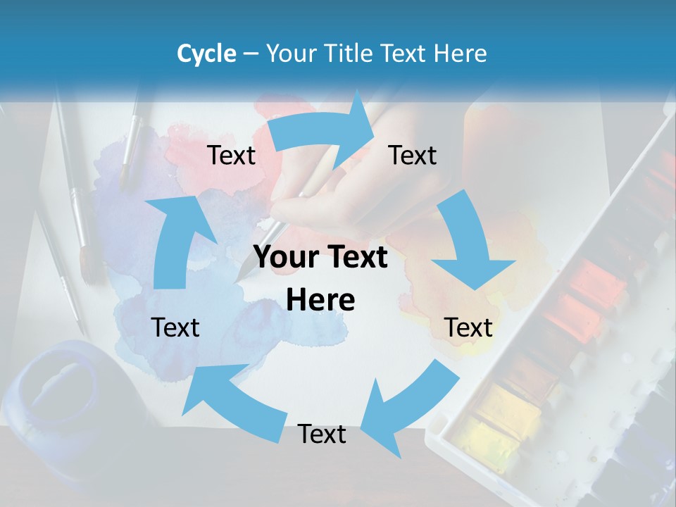 Construction Globe Tall PowerPoint Template