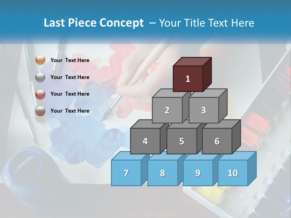Construction Globe Tall PowerPoint Template
