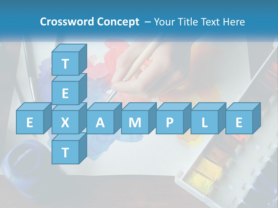 Construction Globe Tall PowerPoint Template