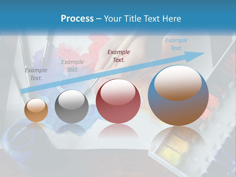 Construction Globe Tall PowerPoint Template