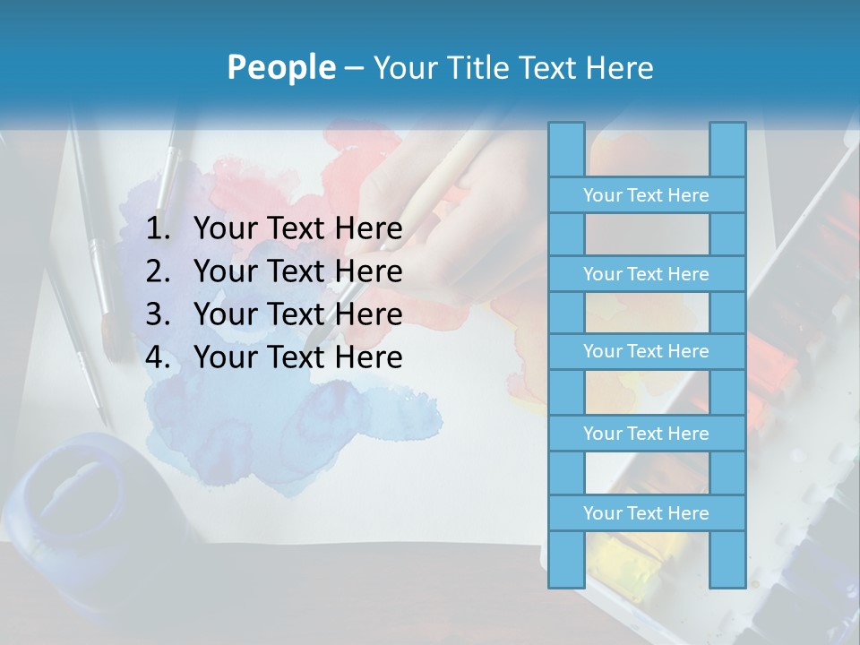 Construction Globe Tall PowerPoint Template