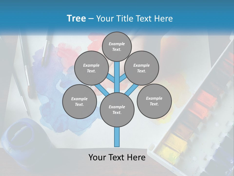 Construction Globe Tall PowerPoint Template