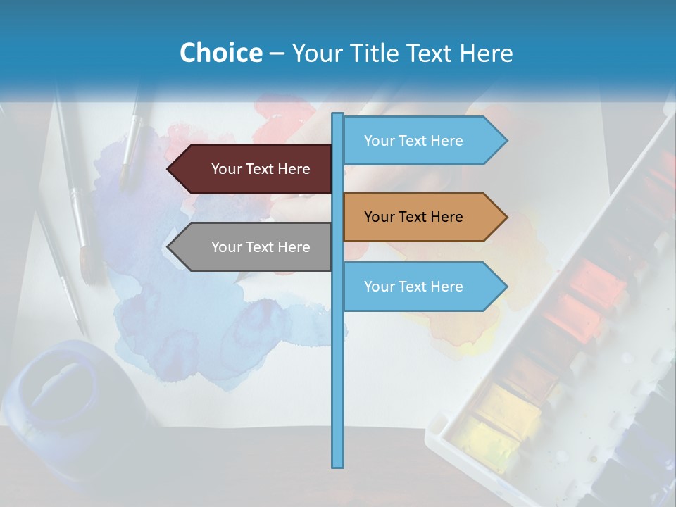 Construction Globe Tall PowerPoint Template