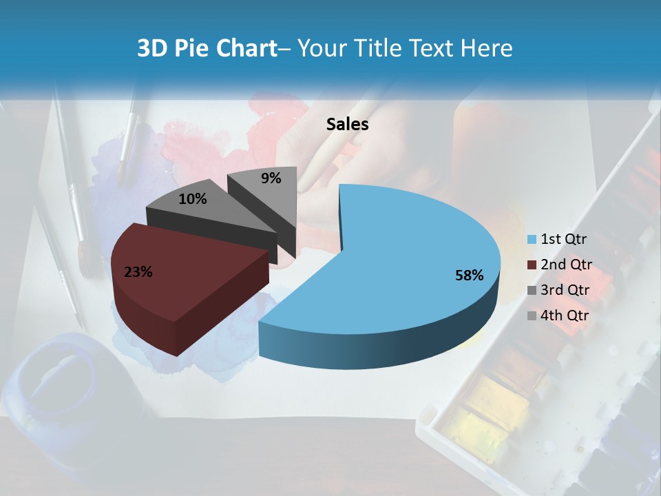 Construction Globe Tall PowerPoint Template