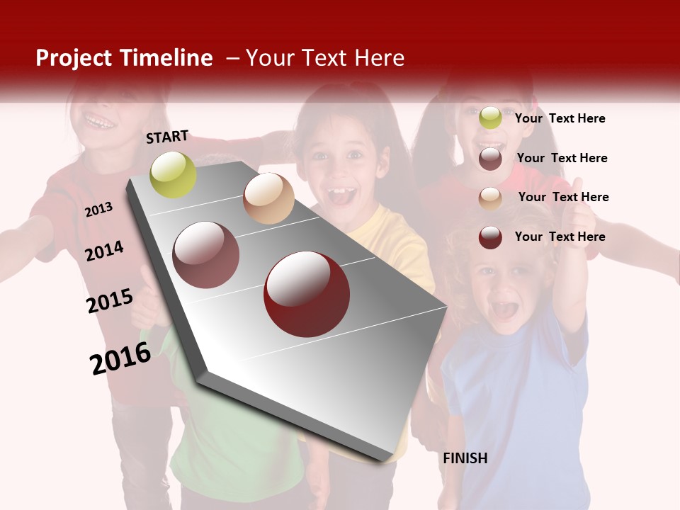 Sphere Tall Cityscape PowerPoint Template