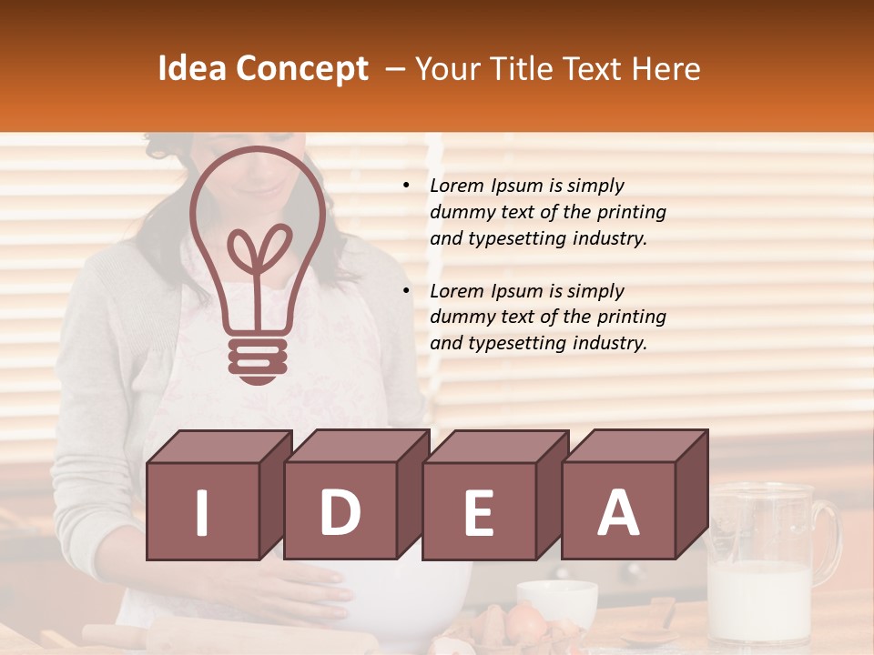 Downtown Globe View PowerPoint Template