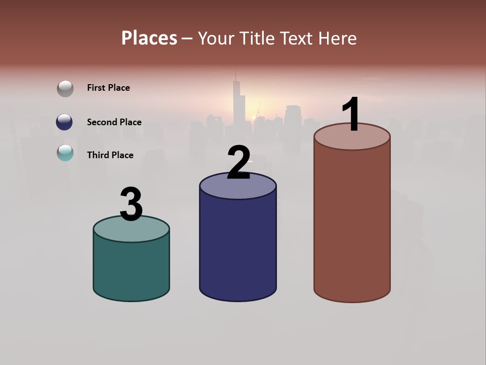 Tall Ball Light PowerPoint Template