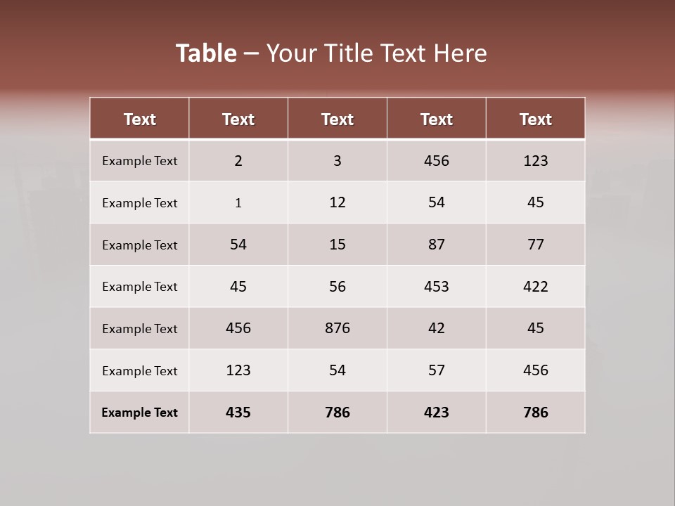 Tall Ball Light PowerPoint Template