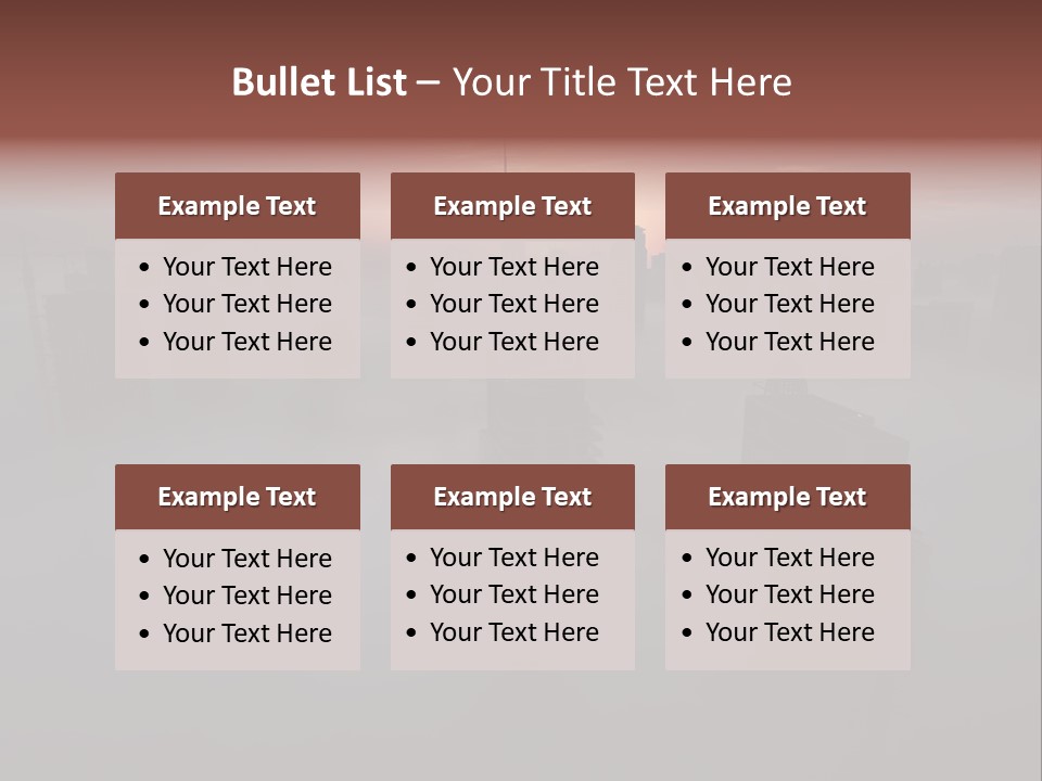 Tall Ball Light PowerPoint Template
