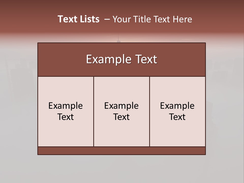 Tall Ball Light PowerPoint Template