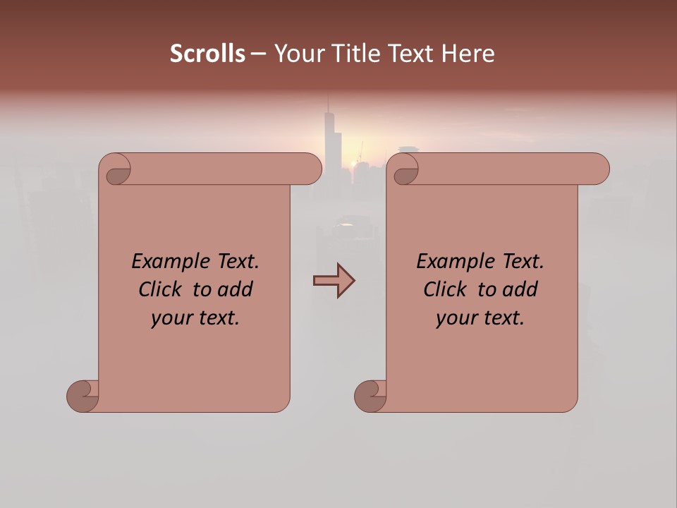 Tall Ball Light PowerPoint Template