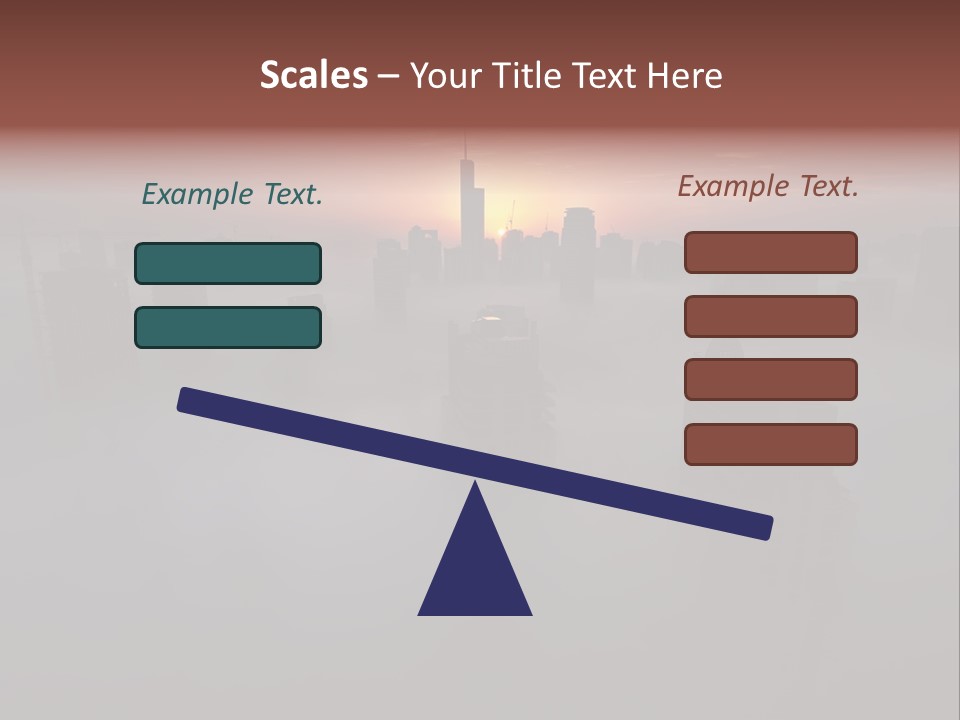 Tall Ball Light PowerPoint Template
