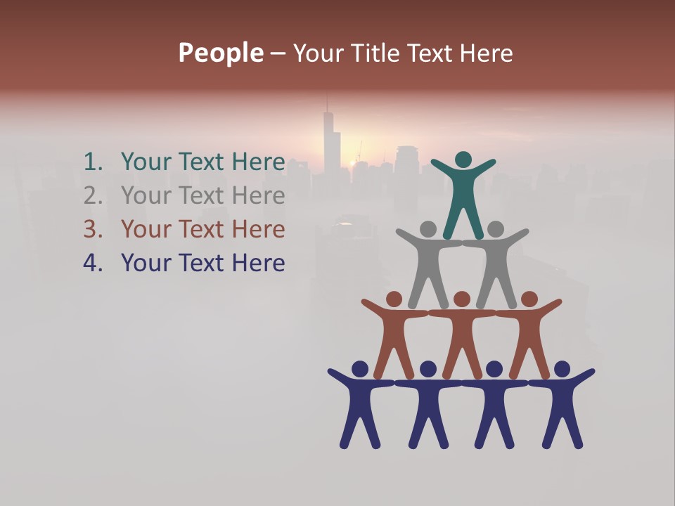 Tall Ball Light PowerPoint Template