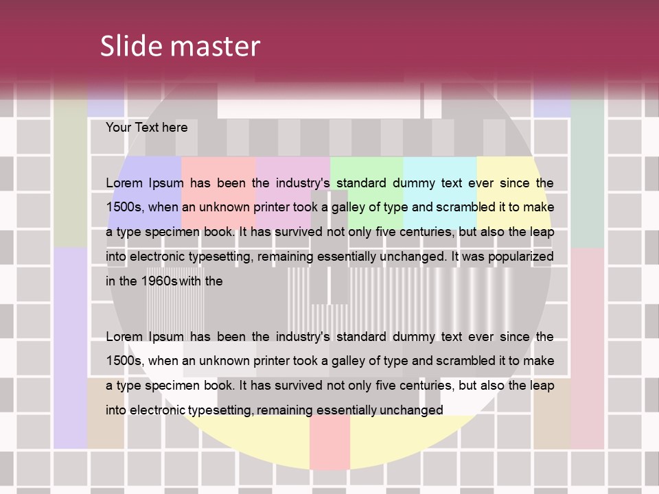 Global Town Cube PowerPoint Template