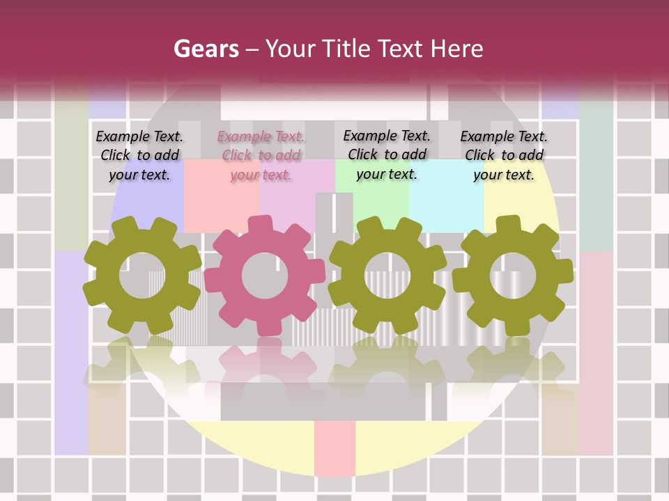 Global Town Cube PowerPoint Template