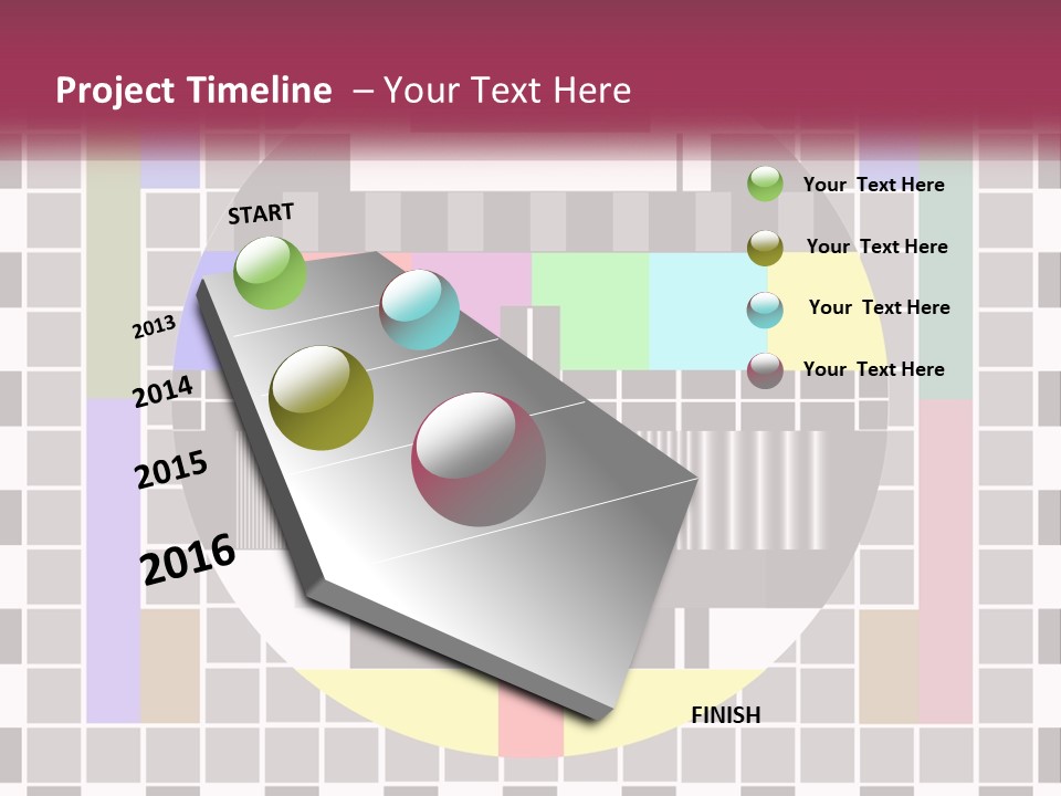 Global Town Cube PowerPoint Template