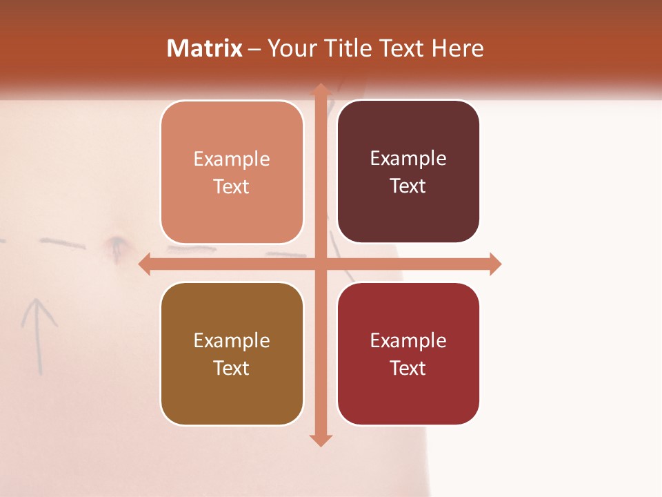 Downtown City Shape PowerPoint Template