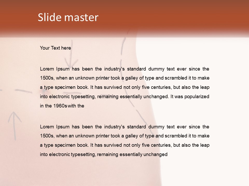 Downtown City Shape PowerPoint Template