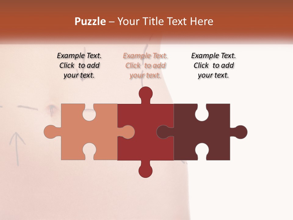 Downtown City Shape PowerPoint Template