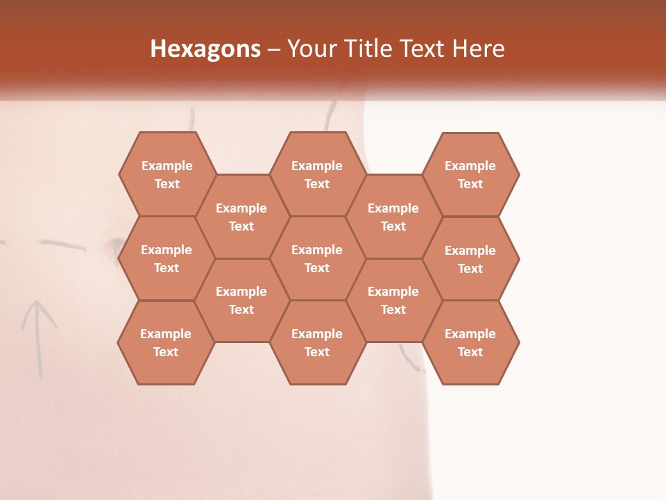 Downtown City Shape PowerPoint Template