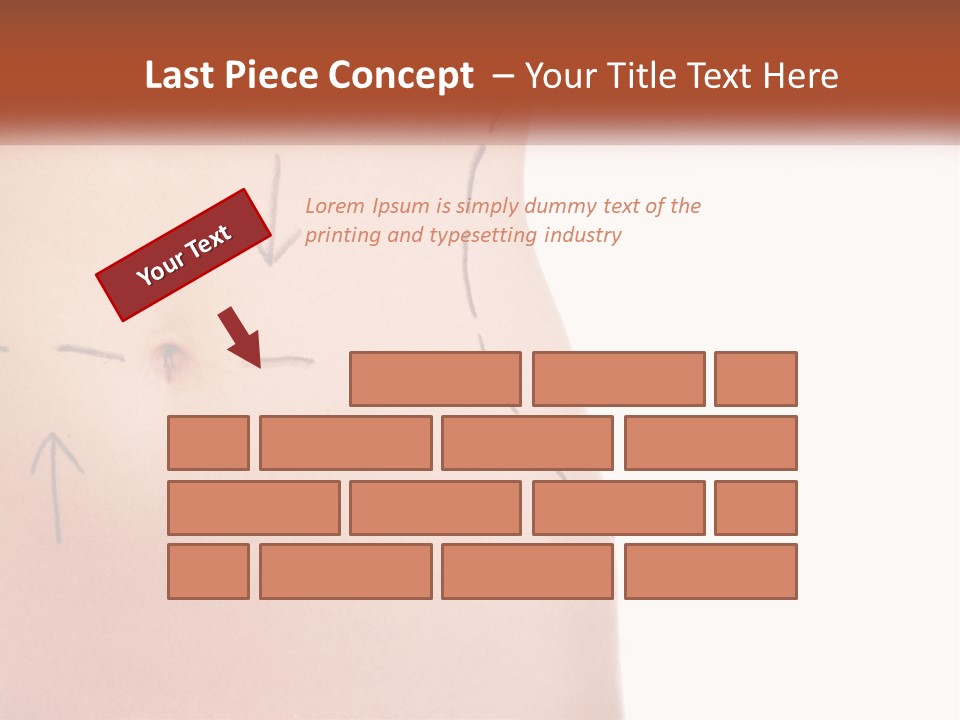 Downtown City Shape PowerPoint Template