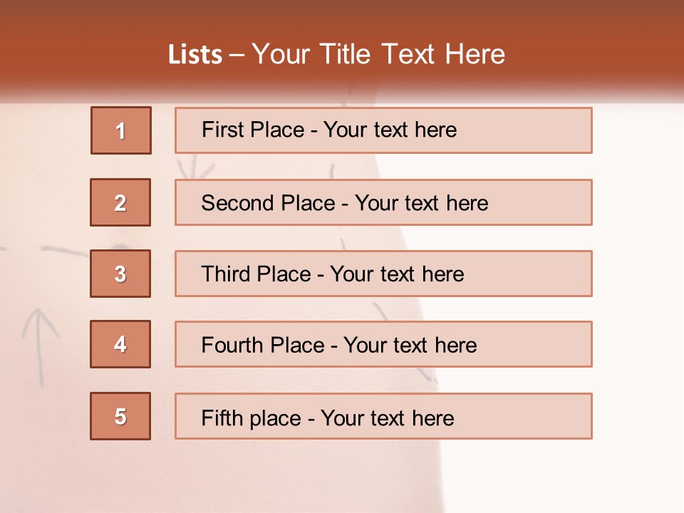 Downtown City Shape PowerPoint Template