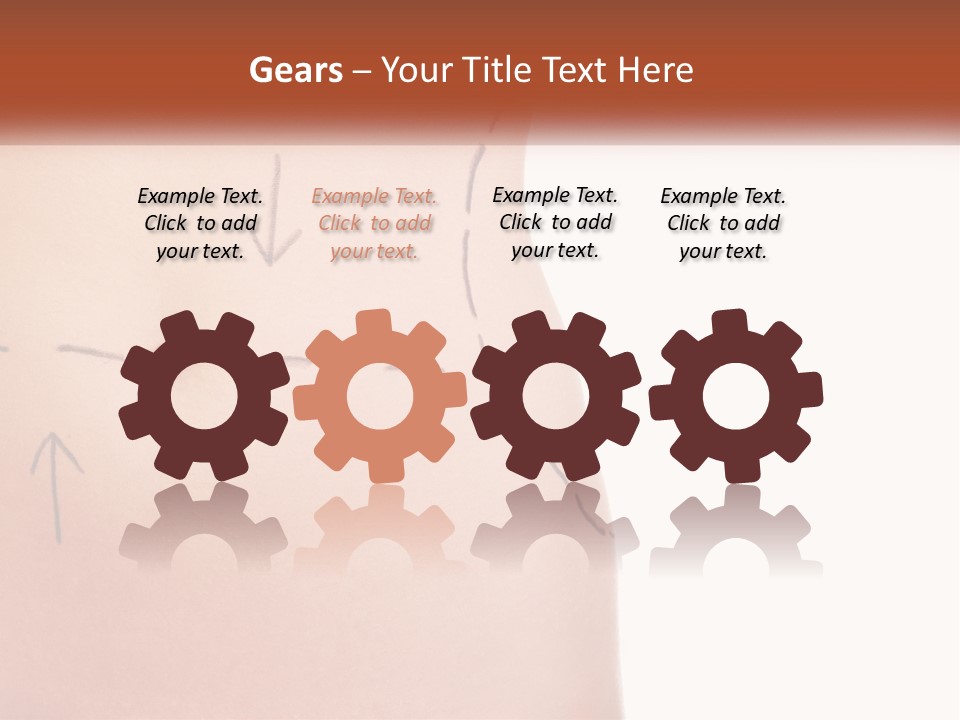 Downtown City Shape PowerPoint Template