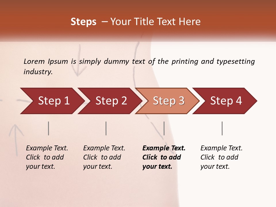 Downtown City Shape PowerPoint Template