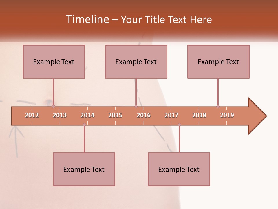 Downtown City Shape PowerPoint Template