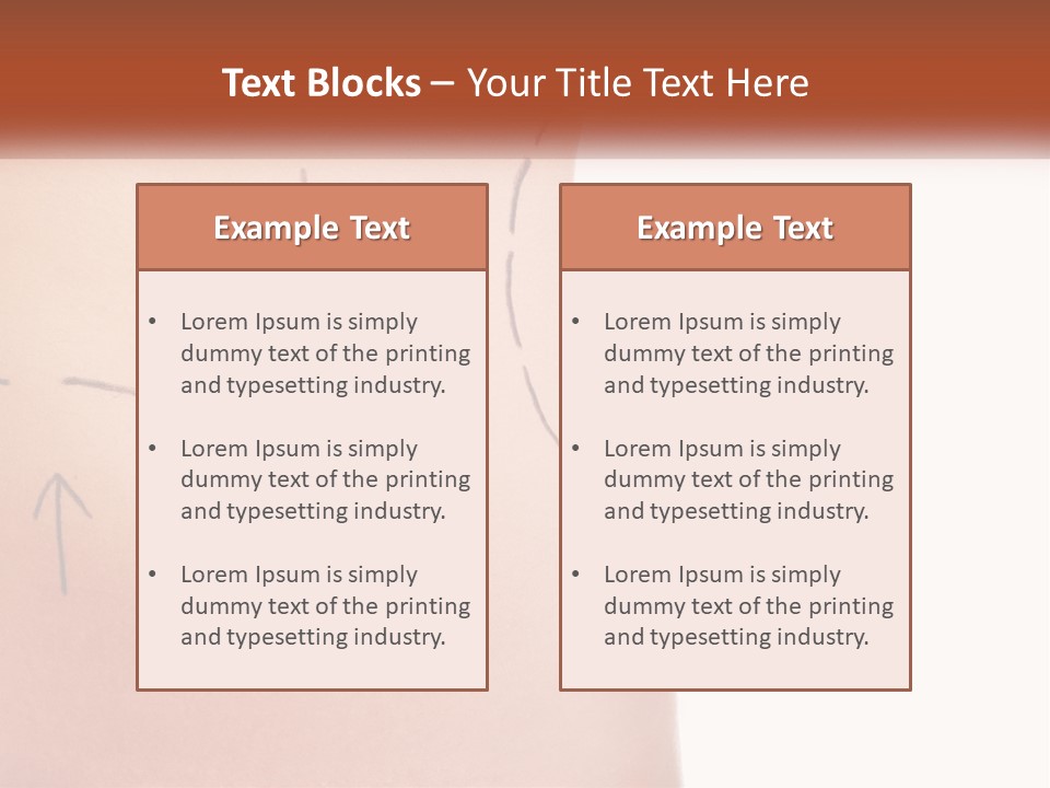 Downtown City Shape PowerPoint Template