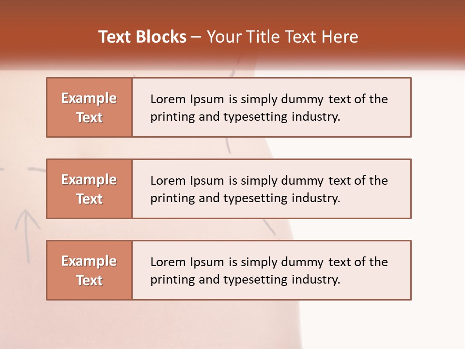 Downtown City Shape PowerPoint Template