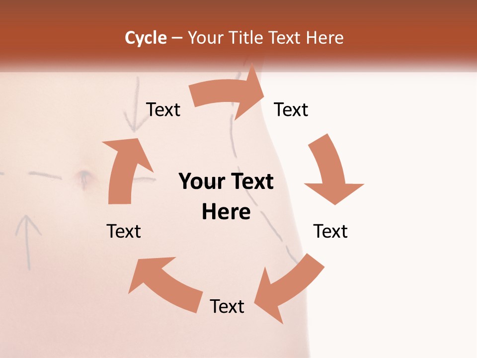 Downtown City Shape PowerPoint Template
