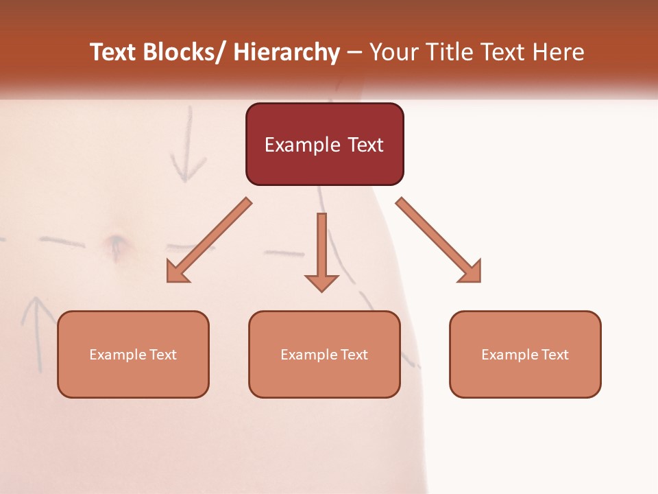 Downtown City Shape PowerPoint Template