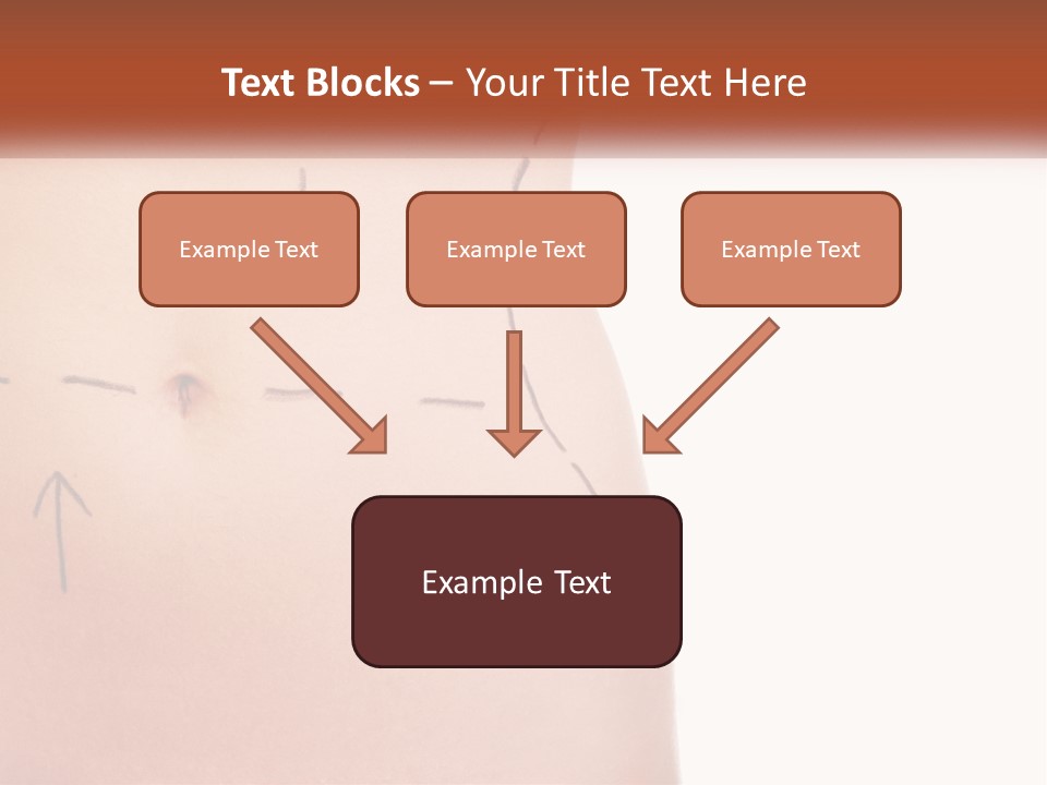 Downtown City Shape PowerPoint Template