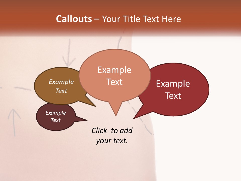 Downtown City Shape PowerPoint Template