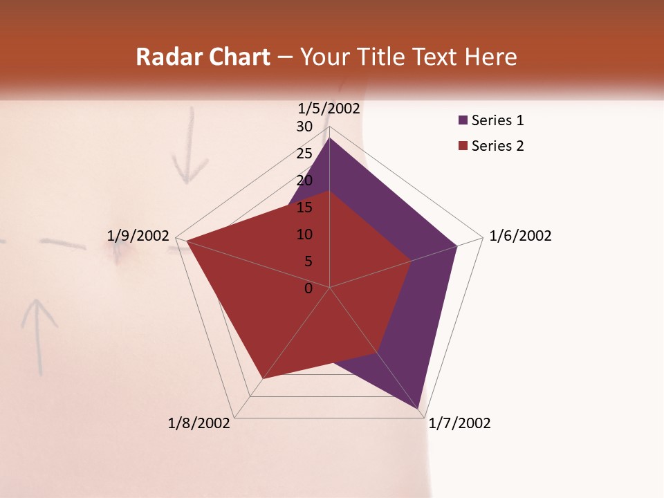 Downtown City Shape PowerPoint Template