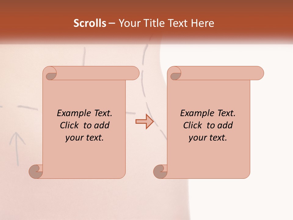 Downtown City Shape PowerPoint Template