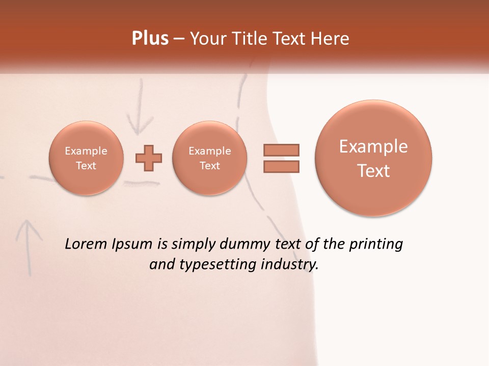 Downtown City Shape PowerPoint Template