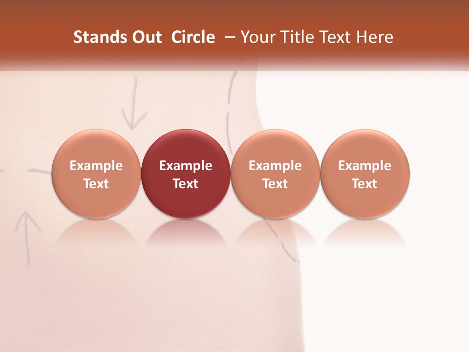 Downtown City Shape PowerPoint Template