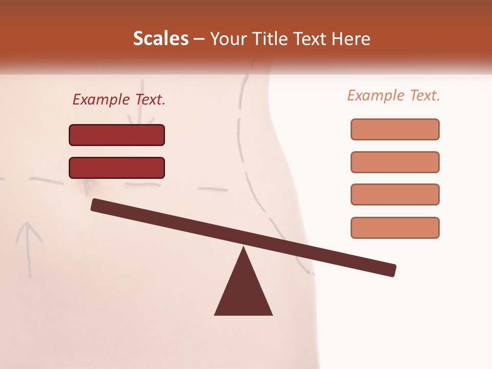 Downtown City Shape PowerPoint Template