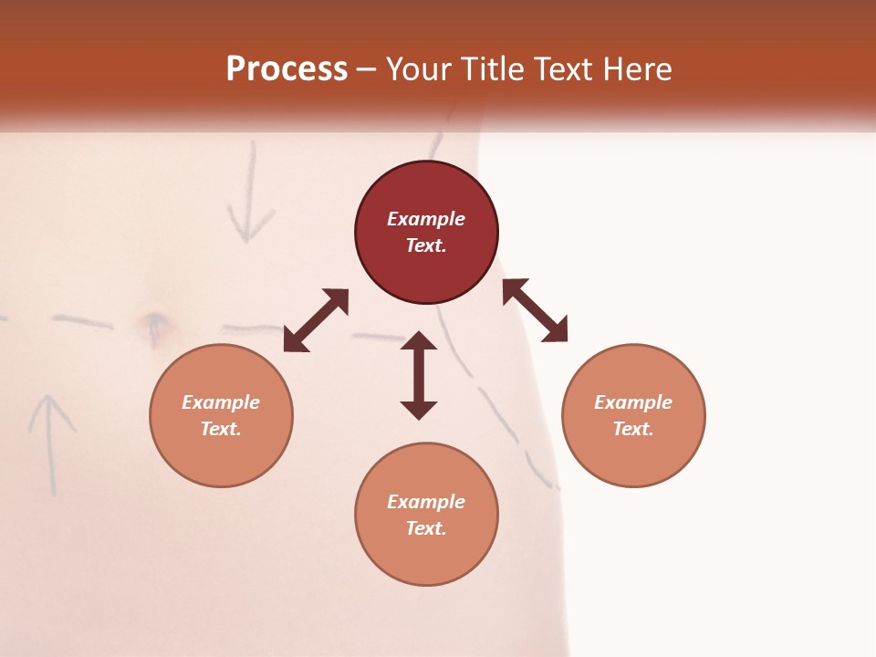 Downtown City Shape PowerPoint Template